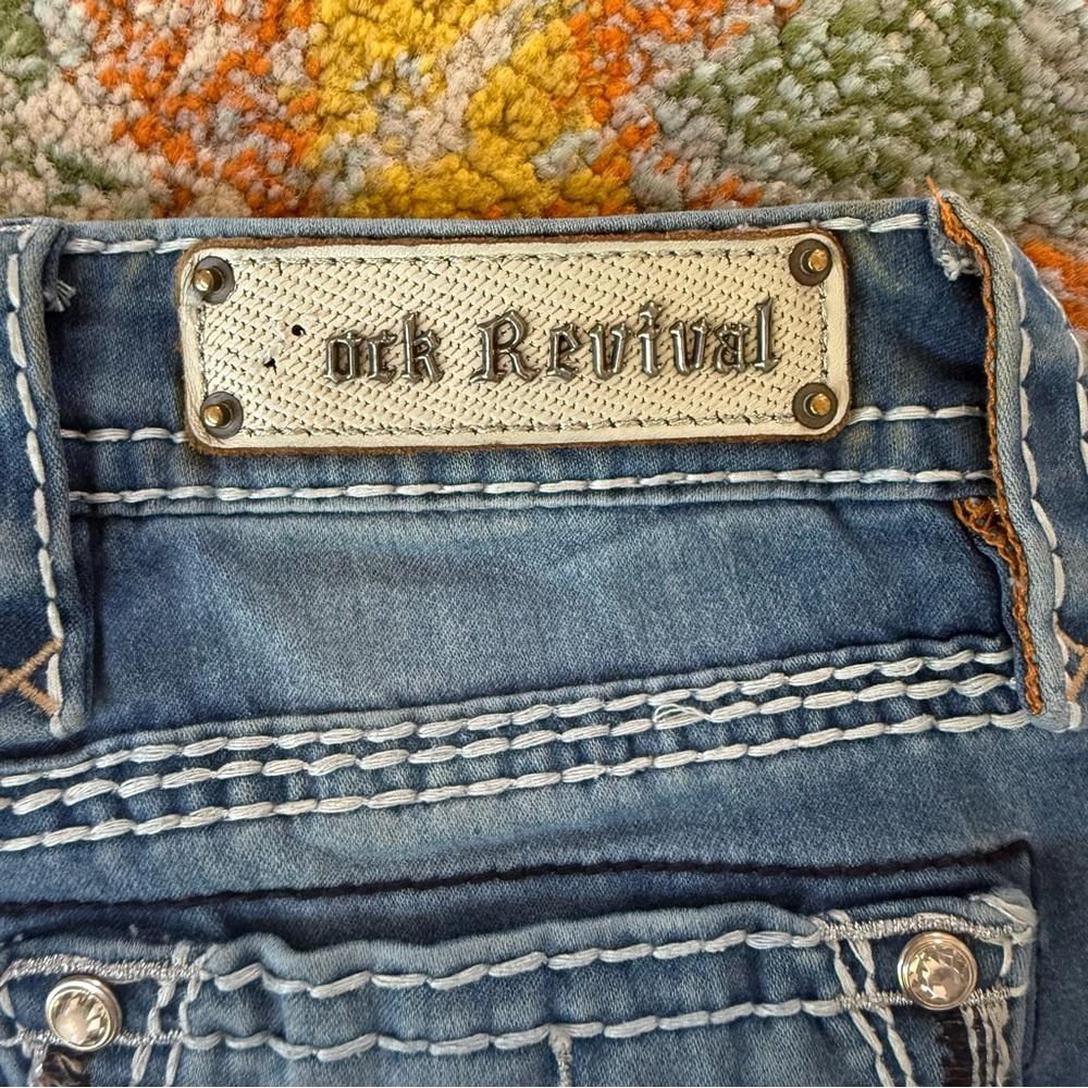Rock Revival Arisa Rhinestone Embellished Straight Leg Jeans - Picture 15 of 15